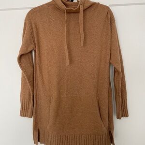Tan Knit Tunic Sweater